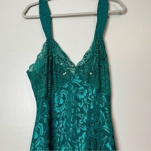 Vintage Victoria Secret Emerald Green Nightgown